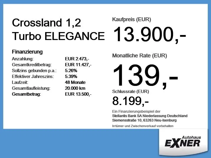 Opel Crossland (X)