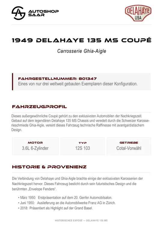 Delahaye Other