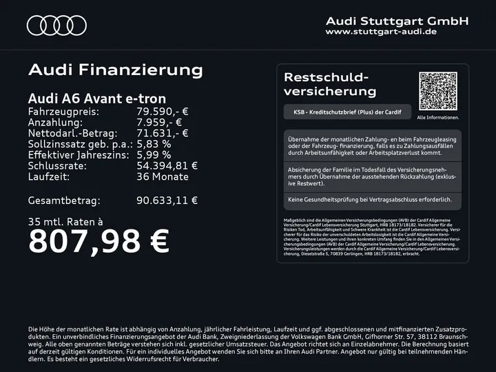 Audi A6 e-tron