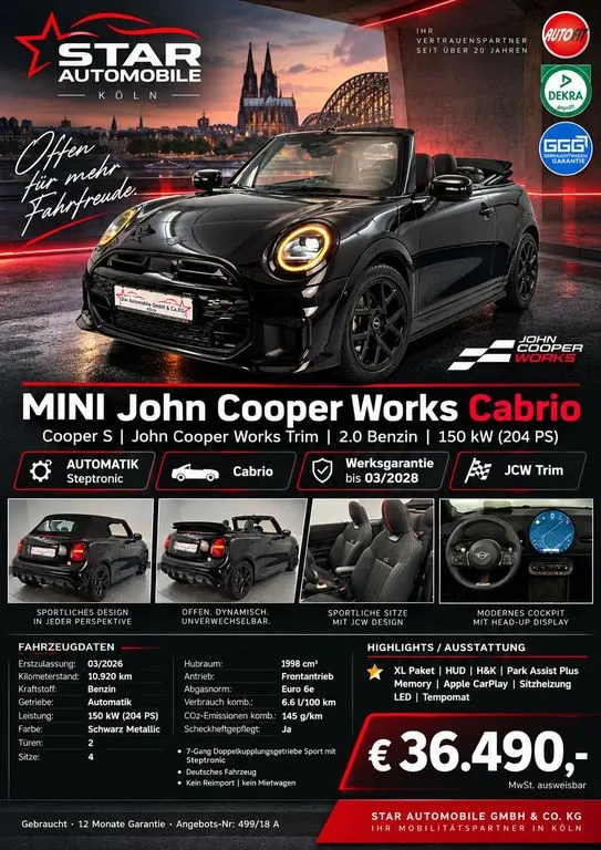 MINI John Cooper Works Cabrio