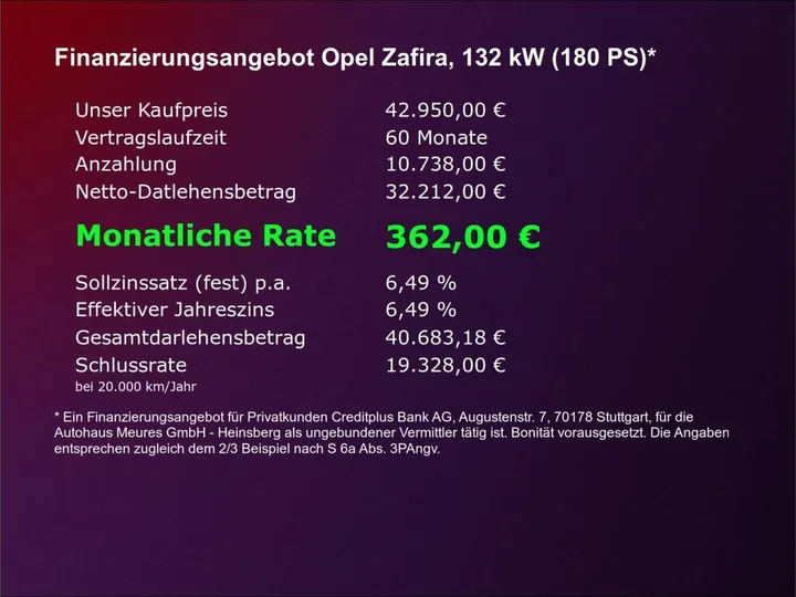 Opel Zafira