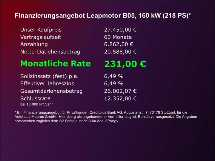 Leapmotor B05