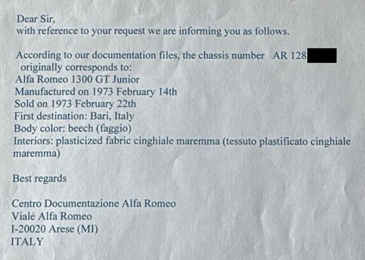 Alfa Romeo Junior