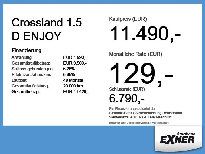 Opel Crossland (X)