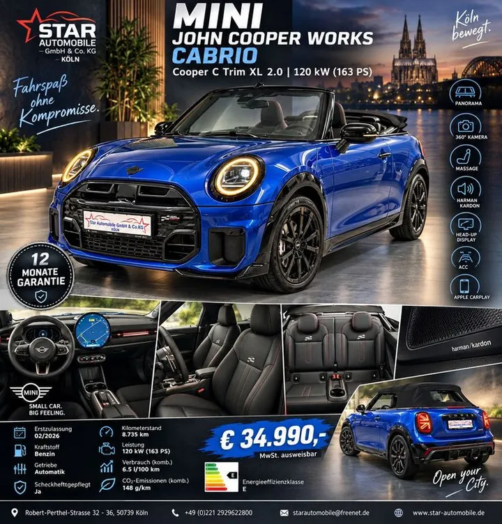 MINI John Cooper Works Cabrio