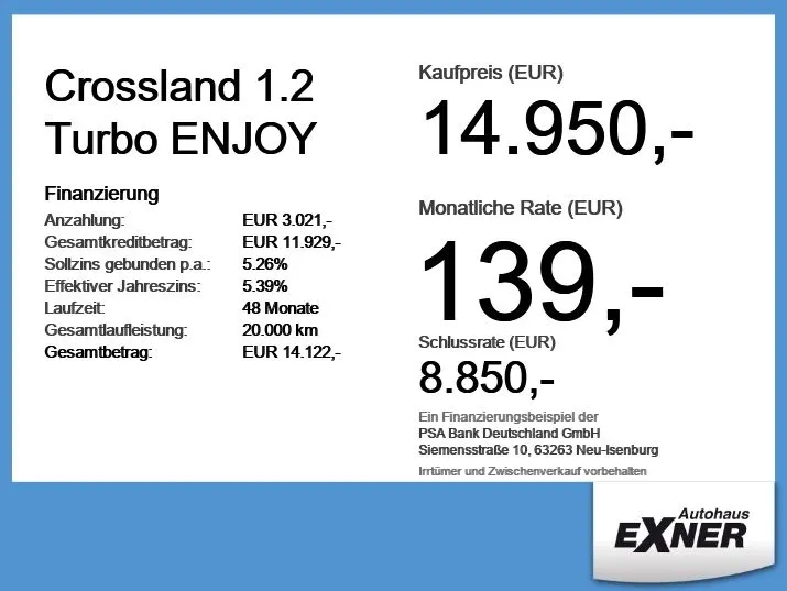 Opel Crossland (X)