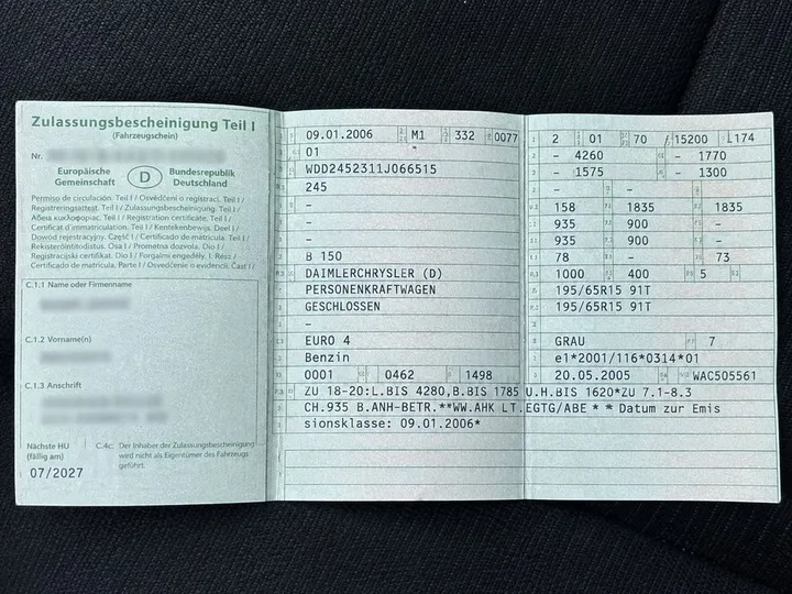 Mercedes-Benz B 150